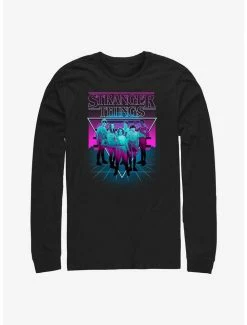 Buy 👍 Stranger Things Neon Group Long-Sleeve T-Shirt ⭐