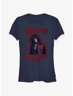 Best Sale 🌟 Stranger Things Eddie Munson Hellfire Club 👧 Girls T-Shirt 🛒