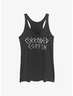 Best deal 🎉 Stranger Things Corroded Coffin 👧 Girls Tank Top ✨