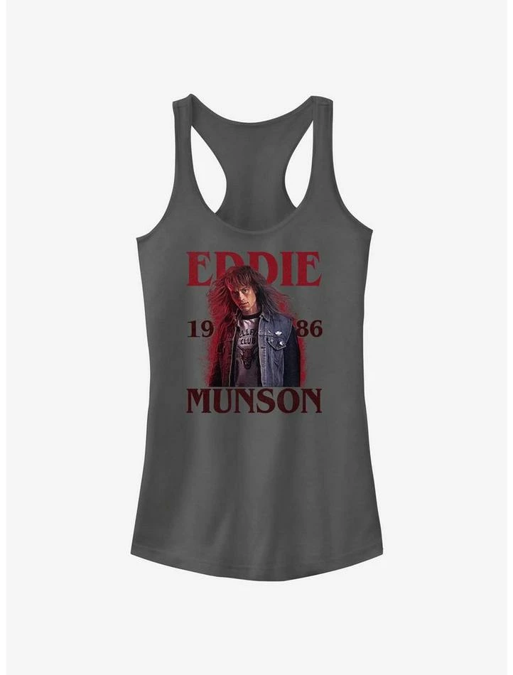 Promo 💯 Stranger Things Eddie Munson 👧 Girls Tank ✔️ 1 Promo 💯 Stranger Things Eddie Munson 👧 Girls Tank ✔️