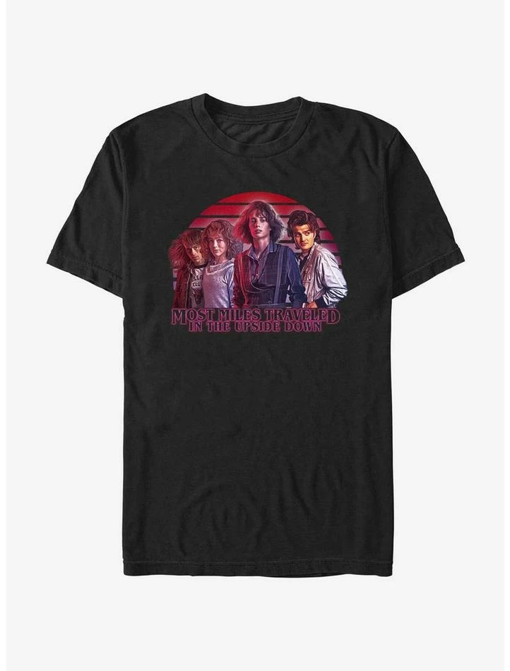 Brand new π₯° Stranger Things Most Miles Traveled T-Shirt π₯ 1 Brand new π₯° Stranger Things Most Miles Traveled T-Shirt π₯