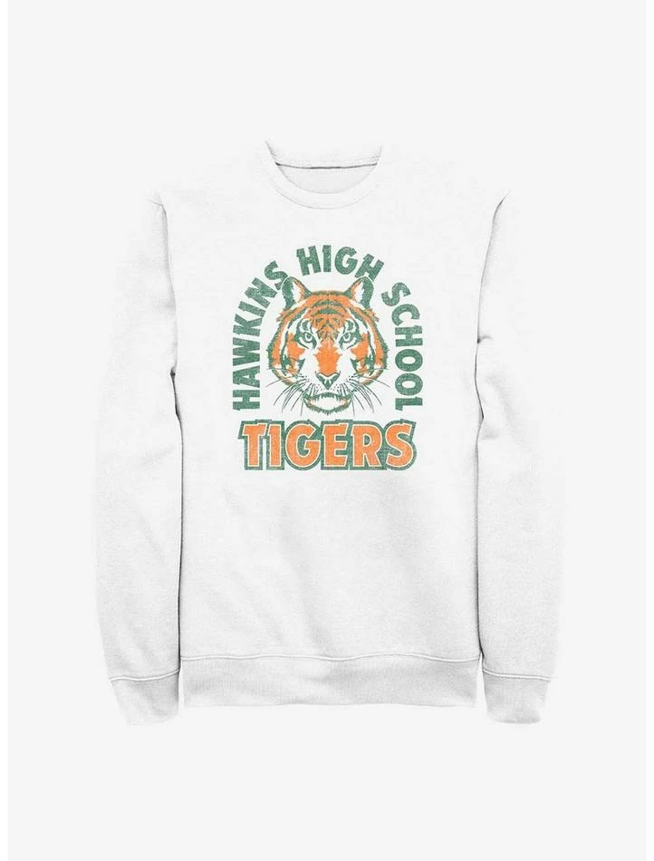 Discount ๐งจ Stranger Things Hawkins Tigers Sweatshirt โ 1 Discount ๐งจ Stranger Things Hawkins Tigers Sweatshirt โ