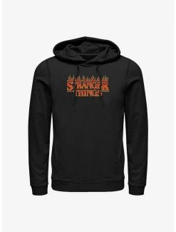 Coupon ✔️ Stranger Things Fire Logo Hoodie 👍