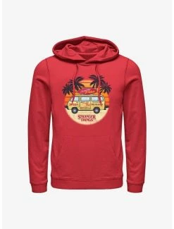 Promo 🛒 Stranger Things Surfer Boy Sunset Hoodie 💯