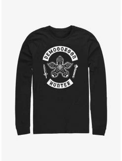 New 🔔 Stranger Things Demogorgon Hunter Long-Sleeve T-Shirt 💯