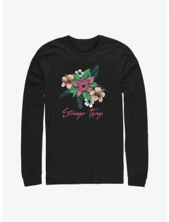 Hot Sale 🤩 Stranger Things Floral Things Long-Sleeve T-Shirt 😍