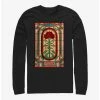 New ⌛ Stranger Things Stained Glass Long-Sleeve T-Shirt 😀