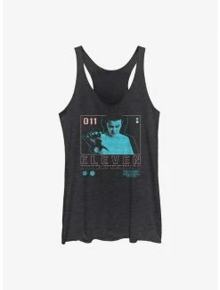 Best deal 🎉 Stranger Things Eleven Infographic 👧 Girls Tank 😀