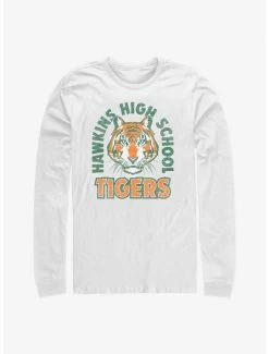 Outlet 👏 Stranger Things Hawkins Tigers Long-Sleeve T-Shirt ❤️