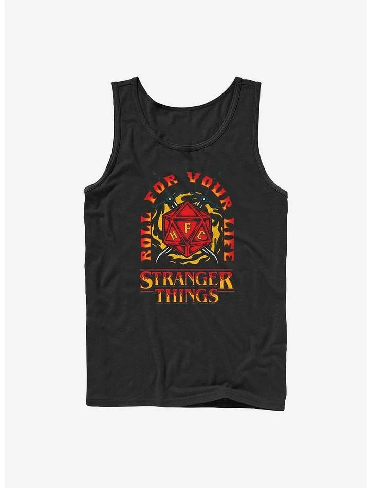 Flash Sale ๐งจ Stranger Things Fire and Dice Tank ๐ 1 Flash Sale ๐งจ Stranger Things Fire and Dice Tank ๐