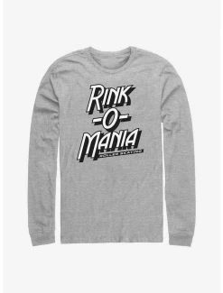 Budget 👍 Stranger Things Rink-O-Mania Logo Long-Sleeve T-Shirt 👏