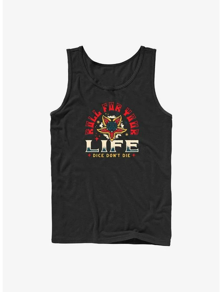 Discount ๐ฅฐ Stranger Things Roll For Your Life Tank ๐คฉ 1 Discount ๐ฅฐ Stranger Things Roll For Your Life Tank ๐คฉ