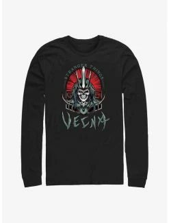 Cheapest 🔔 Stranger Things Vecna Tombstone Badge Long-Sleeve T-Shirt 🔥