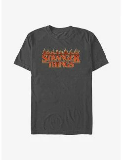 Coupon 😍 Stranger Things Fire Logo T-Shirt 👍