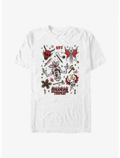 Cheapest 😉 Stranger Things Hellfire Doodles T-Shirt 🥰
