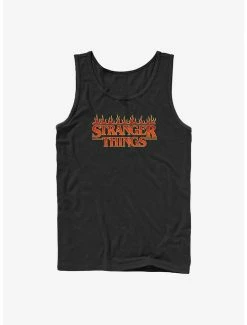 Best Sale 🥰 Stranger Things Fire Logo Tank 😉