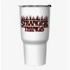 Cheap ✔️ Stranger Things Flame Logo Travel Mug 🌟