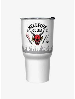 Best Sale 🔔 Stranger Things Hellfire Club Logo Travel Mug 🌟