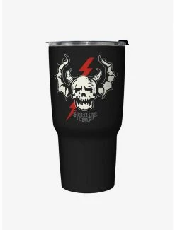 Promo ⌛ Stranger Things Hellfire Club Lightning Travel Mug 🧨