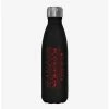 Best Pirce ✔️ Stranger Things Flame Logo Stainless Steel Water Bottle 💯