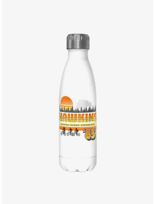 Cheapest 🥰 Stranger Things Hawkins Sunset Stainless Steel Water Bottle 🧨 -Stranger Things Sales Shop 19699410 hi