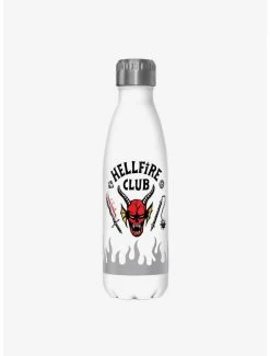 Cheapest 🌟 Stranger Things Hellfire Club Logo Stainless Steel Water Bottle 😍