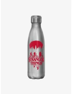 Coupon 🔥 Stranger Things Riding Bikes Stainless Steel Water Bottle 😀