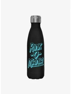 Buy 🛒 Stranger Things Rink-O-Mania Logo Stainless Steel Water Bottle ✔️