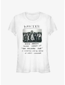 Flash Sale 🎁 Stranger Things Eddie Munson Wanted Poster 👧 Girls T-Shirt 🥰