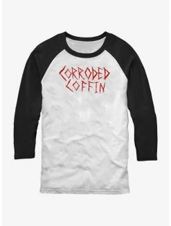 Buy ✨ Stranger Things Corroded Coffin Raglan T-Shirt 🔔
