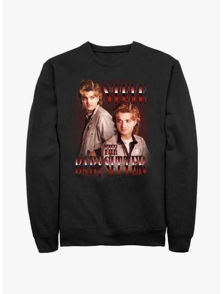 Budget 😍 Stranger Things Steve The Babysitter Sweatshirt ✔️ 1 Budget 😍 Stranger Things Steve The Babysitter Sweatshirt ✔️