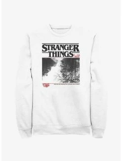 Brand new 🔔 Stranger Things Forest Photo Logo Sweatshirt 💯
