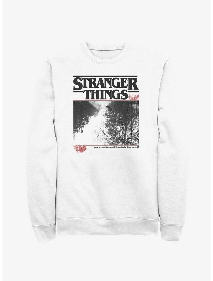 Brand new π Stranger Things Forest Photo Logo Sweatshirt π― 1 Brand new π Stranger Things Forest Photo Logo Sweatshirt π―