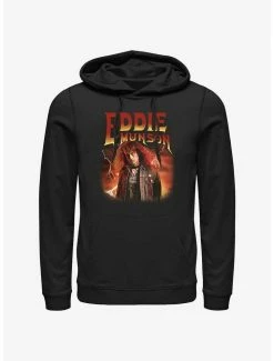 Best Sale ⌛ Stranger Things Metal Eddie Munson Hoodie 🧨