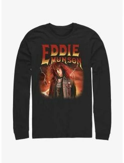 Best reviews of ⌛ Stranger Things Metal Eddie Munson Long Sleeve T-Shirt 🎁