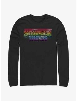 Best reviews of 🎁 Stranger Things Rainbow Logo Long Sleeve T-Shirt 🧨