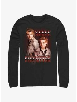 Promo 😉 Stranger Things Steve The Babysitter Long Sleeve T-Shirt 😀