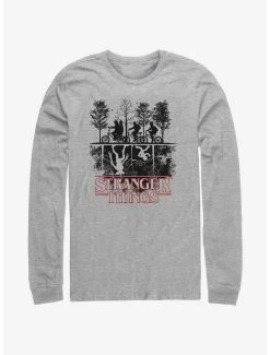 New 🛒 Stranger Things Upside Down Long Sleeve T-Shirt 🎁