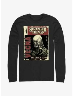 Outlet 🔥 Stranger Things Vecna Pulp Comic Long Sleeve T-Shirt 🔥
