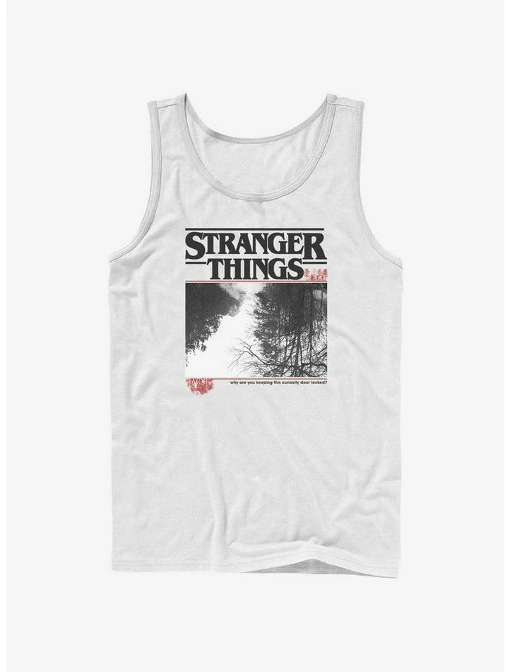Best Pirce 🛒 Stranger Things Forest Photo Logo Tank ⭐ 1 Best Pirce 🛒 Stranger Things Forest Photo Logo Tank ⭐