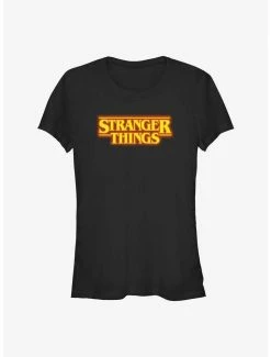 Promo ✔️ Stranger Things Logo 👧 Girls T-Shirt 🎁