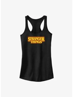 Flash Sale 👍 Stranger Things Logo 👧 Girls Tank 💯