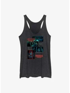 Hot Sale 🛒 Stranger Things Hawkins War Collage 👧 Girls Tank ❤️