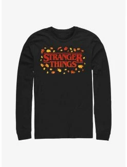 Best Sale 😍 Stranger Things Fall Logo Long-Sleeve T-Shirt 🤩