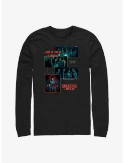 Buy 🎁 Stranger Things Hawkins War Collage Long-Sleeve T-Shirt 😉