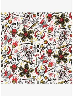 New ⌛ Stranger Things Hellfire Club Red Peel & Stick Wallpaper ❤️