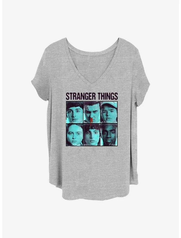 Hot Sale ✔️ Stranger Things Halftone Gang 👧 Girls T-Shirt Plus Size ⌛ 1 Hot Sale ✔️ Stranger Things Halftone Gang 👧 Girls T-Shirt Plus Size ⌛