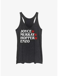 Coupon 😍 Stranger Things Joyce & Murray & Hopper & Enzo 👧 Girls Tank ⌛