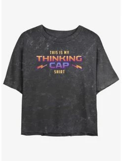 Best reviews of ⭐ Stranger Things Thinking Cap Mineral Wash Crop 👧 Girls T-Shirt 🧨