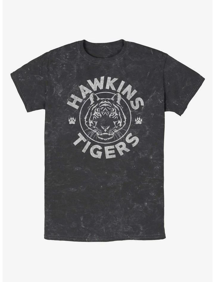 Brand new ๐ Stranger Things Hawkins Tigers Mineral Wash T-Shirt ๐ 1 Brand new ๐ Stranger Things Hawkins Tigers Mineral Wash T-Shirt ๐